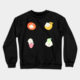 Dog Fruit Sticker Pack Crewneck Sweatshirt